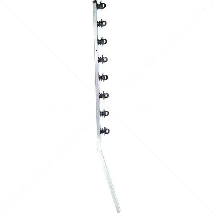 Nemtek 8-Line Jurassic Galvanised Angled BB Fence Pole - Strong Corner Fencing