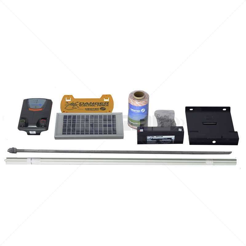 Nemtek PetStop Energizer Kit Solar with Battery for Pet Fencing - EF63-7