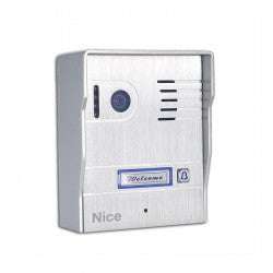NICE Brushed Aluminium Video Intercom Gate Station - IC120-2