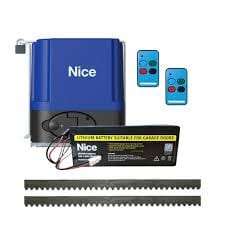 Nice Drive 600 Sliding Gate Motor Kit with 4m Nylon Rack & 2x TX4