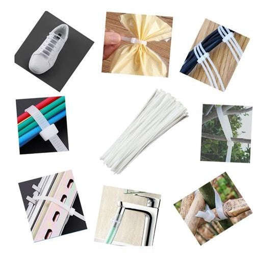 Noble Nylon Cable Ties 4.8 x 300mm Pack of 100 White
