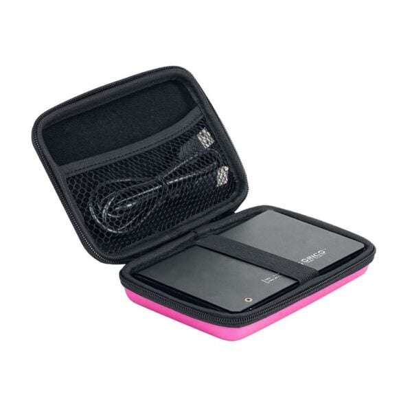 ORICO 2.5 Hardshell Portable HDD Protector Case  Pink | Durable & Lightweight
