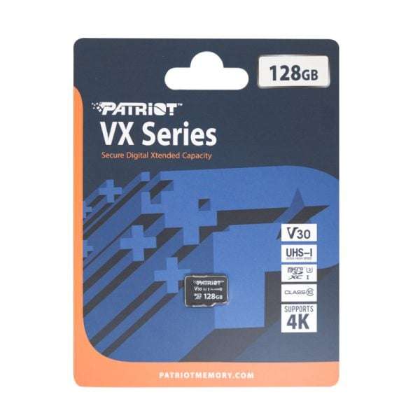 Patriot VX CL10 128GB Micro SDHC (Without Adapter) - High-Performance Storage for Mobile Devices ...