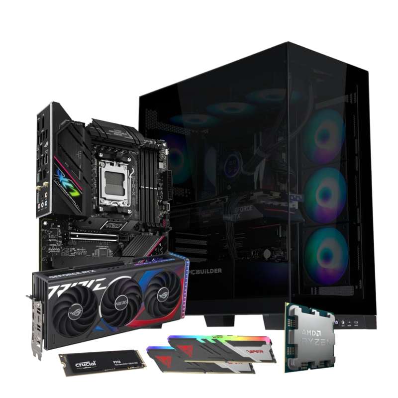 PCBuilder Ryzen 7 7800X3D ARCHON Windows 11 Gaming PC  Ultimate Performance