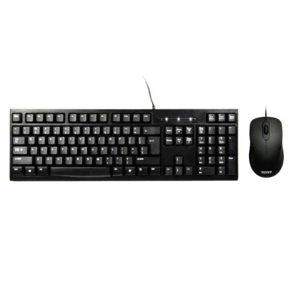 Port Design COMBO Wired Mouse + Keyboard  Black