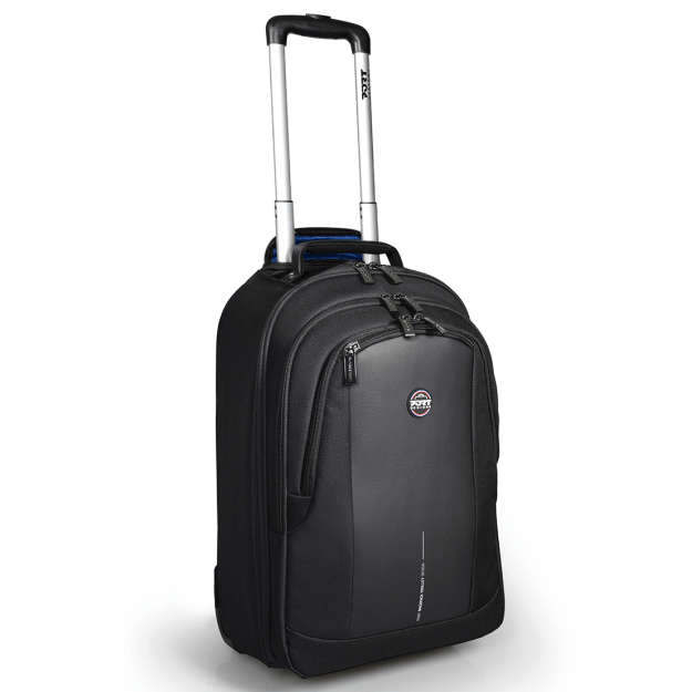 Port Designs Chicago EVO 15.6" Black Trolley Travel Bag  Secure & Stylish Laptop Carry