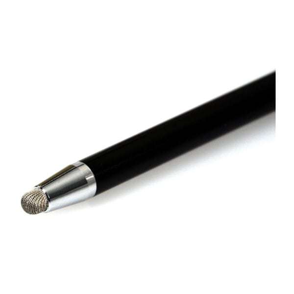 Port Designs Metallic Tip Stylus with 40cm Cable - Black Precision Tool