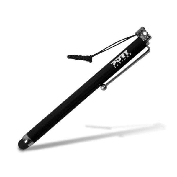 Port Designs Universal Stylus  Black - Versatile Stylus for Touchscreen Devices