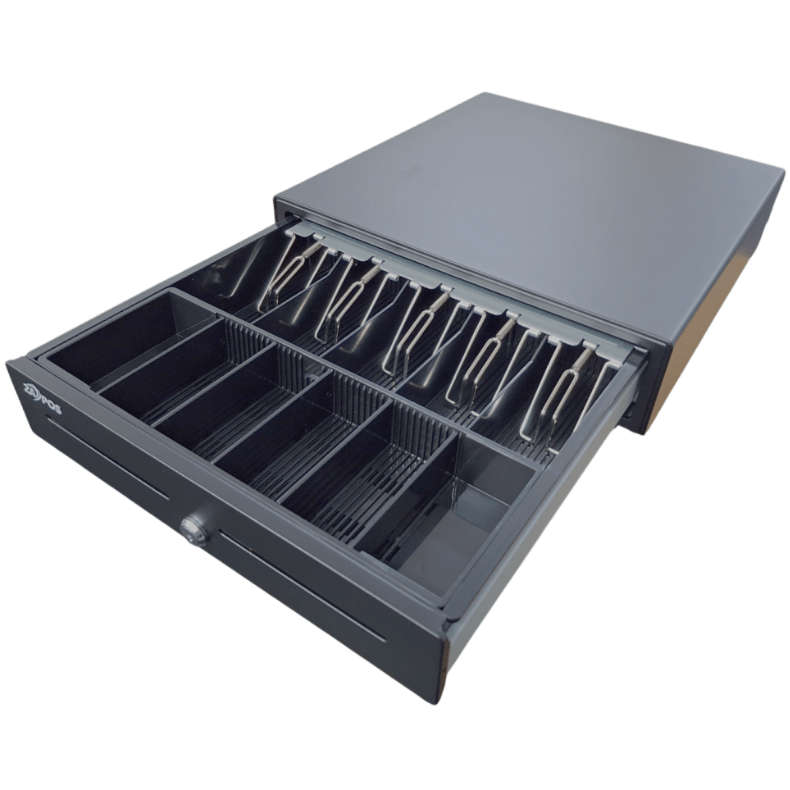 POSTRON Cash Drawer 4 Bill, 6 Coins  Secure and Durable Solution