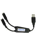 Postron USB Adapter for 2 Keyboard Devices  Dual Keyboard Connection