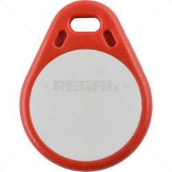 Proximity Tag - SS Keyring Red/White (LK144-1) for Access Control