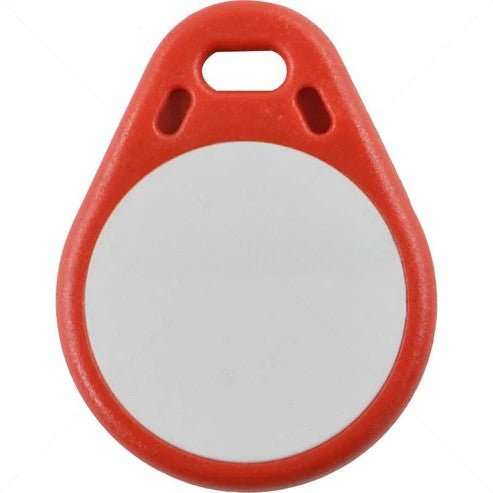 Proximity Tag - SS Keyring Red/White (LK144-1) for Access Control