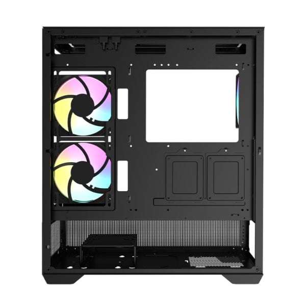 Raidmax I801 AIR CHROME E-ATX |ATX | Micro-ATX | Mini-ITX ARGB Mid-Tower Gaming Chassis  Black