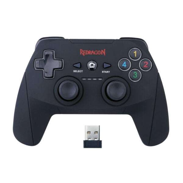 REDRAGON HARROW Wireless X/D-input (Digital/Analog) PC Controller  Black