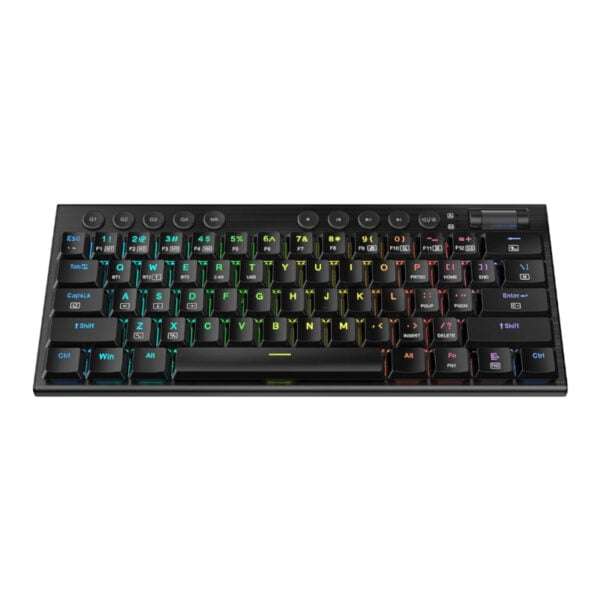 REDRAGON Horus Mini Pro 61Key Wireless Bluetooth Red Switch RGB Low Profile Gaming Mechanical Key...