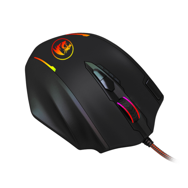 REDRAGON IMPACT 12400DPI MMO Gaming Mouse  Black