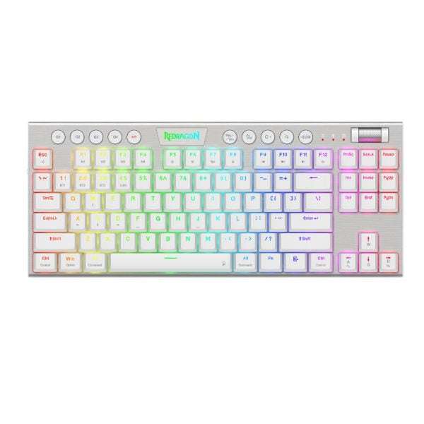 Redragon K621W HORUS PRO RGB TKL RGB Mechanical Gaming Keyboard  White