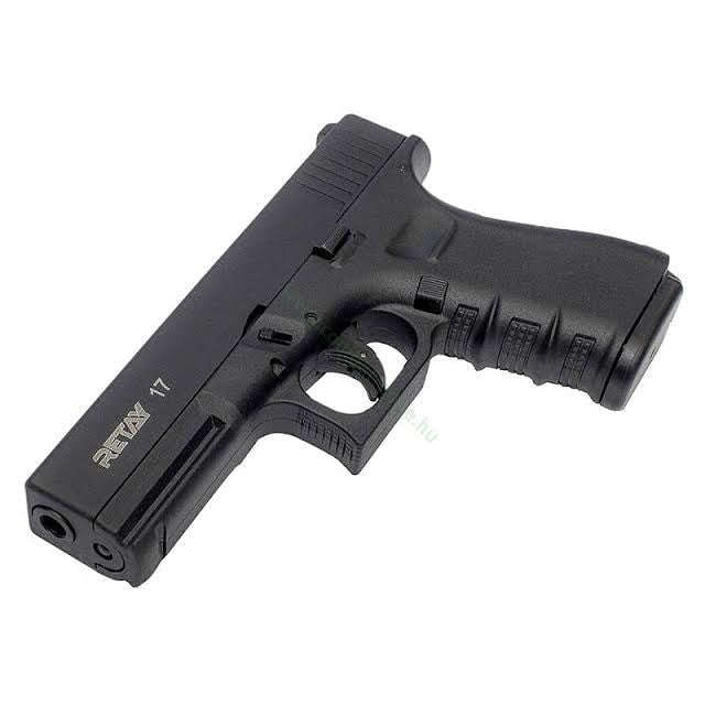 Retay G17 Black Blank/Pepper Gun (Semi Auto|14+1|9mm PAK)