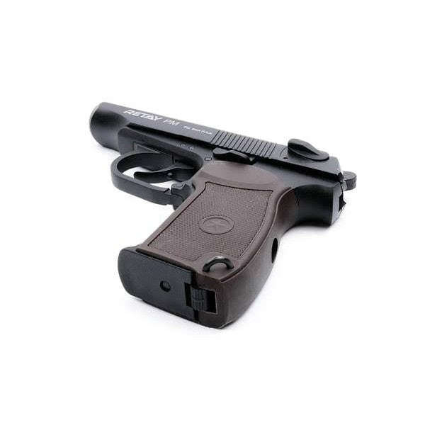 Retay PM Black Blank/Pepper Gun (Semi Auto|6+1|9mm PAK)