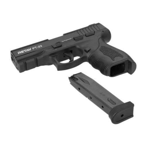Retay PT23 Black Blank/Pepper Gun (Semi Auto|14+1|9mm PAK)