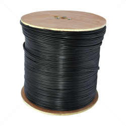 RG59 Coaxial Cable with Power  500m Black | 75 Ohm