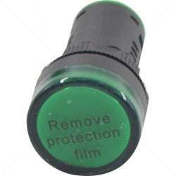 Robot Lamp  20mm Green Panel Indicator Light for Machines & Robots