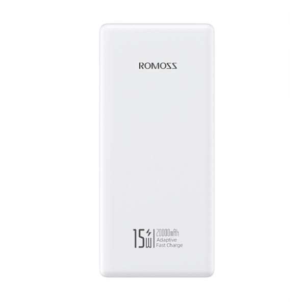Romoss Power Bank PRC 20000mAh 15W WH  High-Capacity Portable Charger