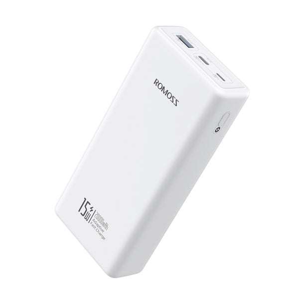 Romoss Power Bank PRC 20000mAh 15W WH  High-Capacity Portable Charger