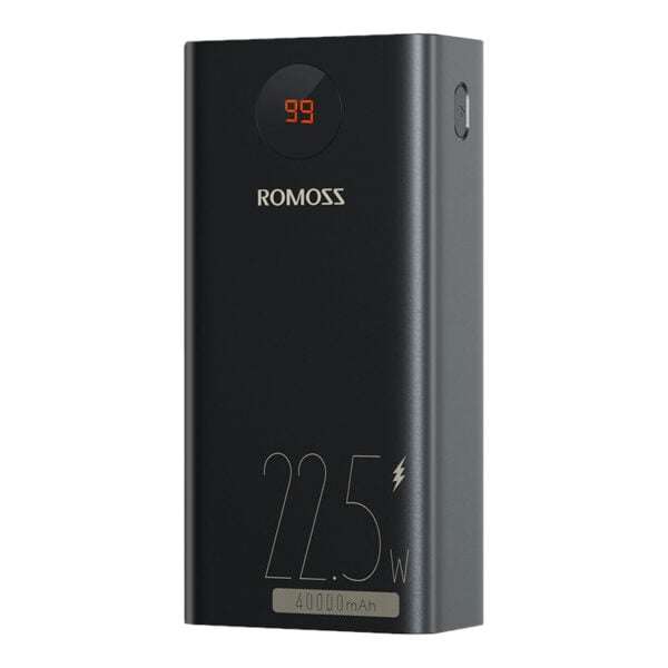 Romoss Power Bank Zeus 40000mAh 22.5W BK  High-Capacity Portable Charger