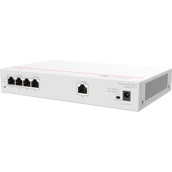 S380 1*GE WAN 4*GE LAN(PoE+ 50W) up to 150 users forwarding performance 2Gbps