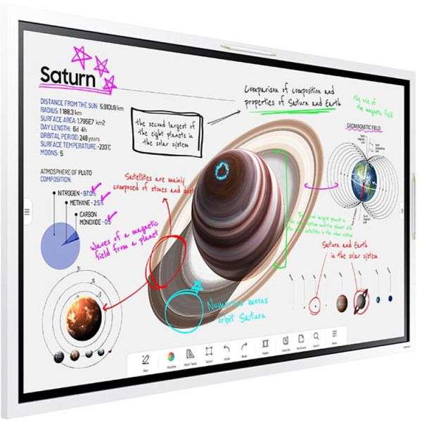 SAMSUNG 55'' FLIP CHART 4.0 4K UHD; 16/7 USAGE; 350NIT BRIGHTNESS