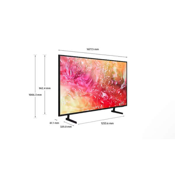 SAMSUNG 75" UHD TV PURCOLOUR, HDR 10+, UHD DIMMING, SMART TV (TIZEN OS), ADAPTIVE SOUND, AUTO GAM...