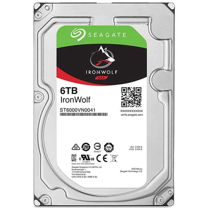 SEAGATE 6TB HDD NAS IronWolf 3.5 Size SATA
