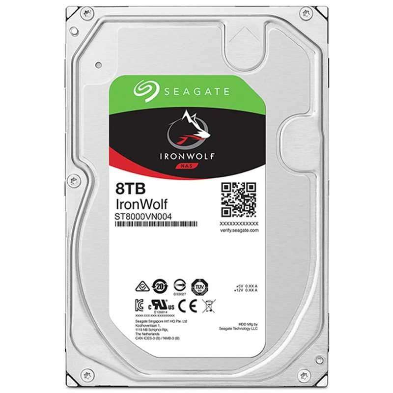 SEAGATE 8TB HDD NAS IronWolf 3.5 Size SATA