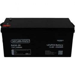 Securi-Prod Battery 12V 200Ah Lithium LiFePO4 Part No: BA50-20