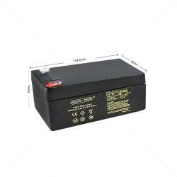 Securi-Prod Battery 12V 3.0Ah SLA Part No: BA11-2