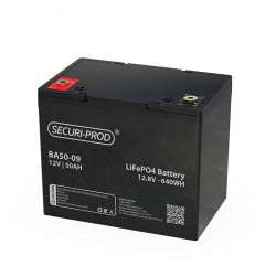 Securi-Prod Battery 12V 50Ah Lithium LiFePO4 Part No: BA50-09