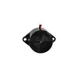Securi-Prod Round Black Buzzer  12V Compact Alarm Sounder