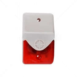 Securi-Prod Red Siren & Strobe  Loud 12V Security Alert Device