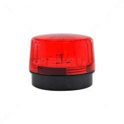 Securi-Prod Large Red LED Strobe  High-Impact 12V Alarm Light