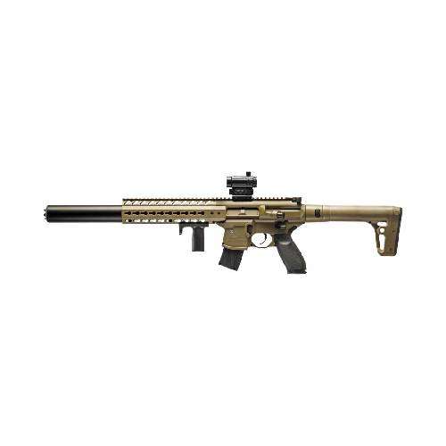 SIG MCX 4.5mm Gas Rifle 30ROUND FDE WITH SIG 20R RED DOT SIGHT KIT