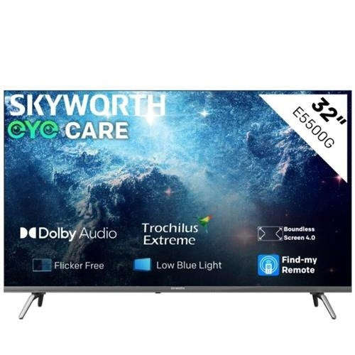 Skyworth 32-Inch E5500G HD Smart Google TV  HDR10, Google Assistant, Full HD