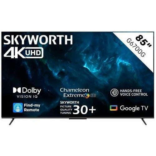 Skyworth 85-Inch G6700G UHD LED Google TV  4K, Voice Control, HDR