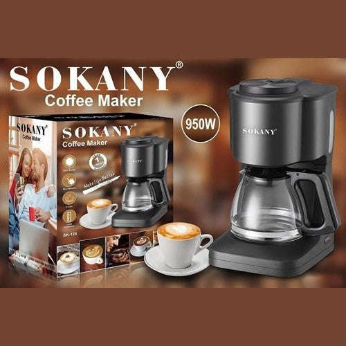 Sokany Black 600ml Coffee Maker