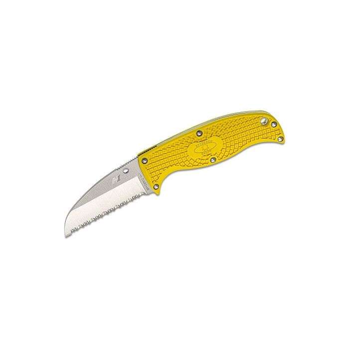 Spyderco FB31SYL Enuff Sheepfoot Fixed Serrated Blade Knife
