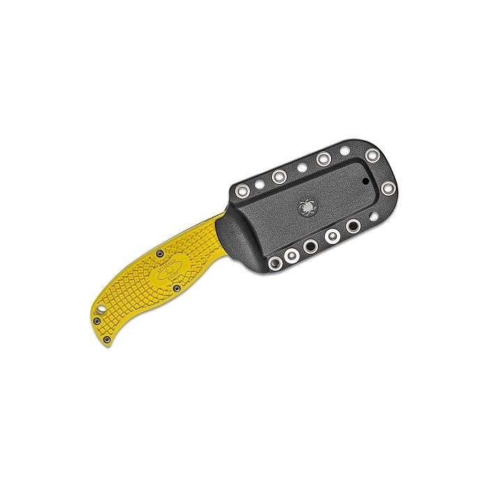 Spyderco FB31SYL Enuff Sheepfoot Fixed Serrated Blade Knife