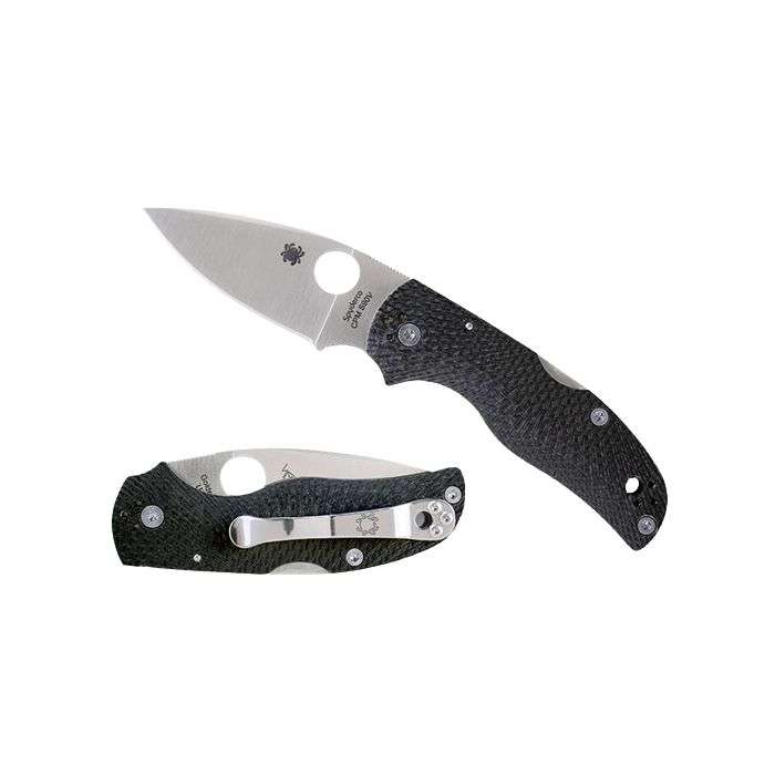 Spyderco Native 5 Folding Knife - Fluted Carbon Fibre