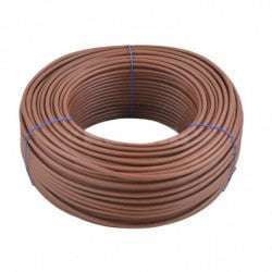 6-Core Stranded BC Brown Cable - 100m Roll | Flexible Electrical Wiring