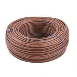 6-Core Stranded BC Brown Cable - 100m Roll | Flexible Electrical Wiring