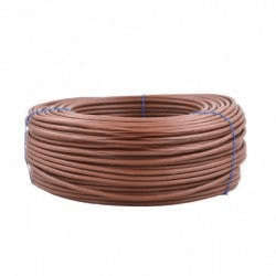 6-Core Stranded BC Brown Cable - 100m Roll | Flexible Electrical Wiring
